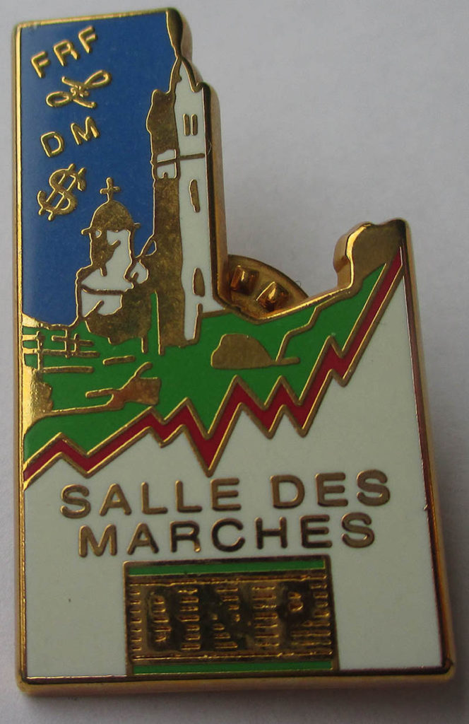 Pin's publicitaire en métal