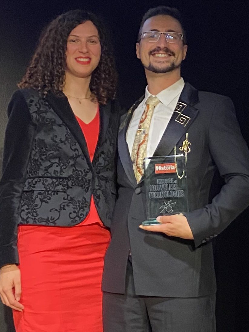 Julie et Nicolas Servel à la cérémonie des Prix Historia