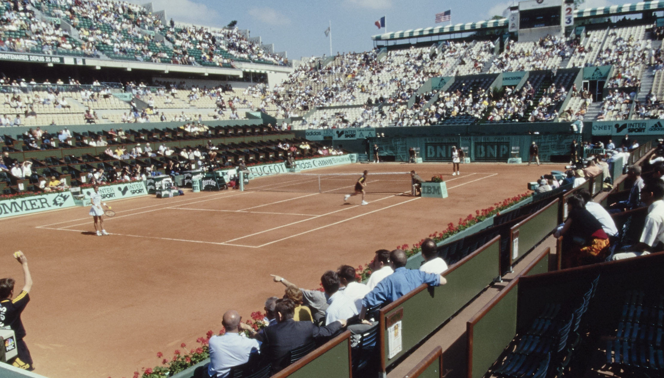 The BNP at Roland-Garros in 1998 - BNP Paribas Historical Archives - Reference 4Fi956